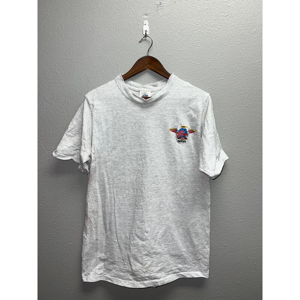 Vintage Planet Hollywood Phoenix Shirt Gray Destination Tee 90s VTG L Large